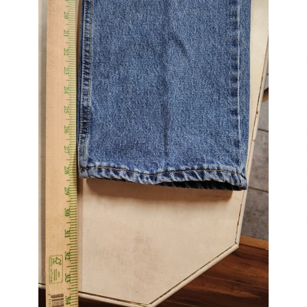 Levi's Mens 505 4721 Stonewash Regular Fit Straight Leg Denim Jeans Sz 40 x 30
